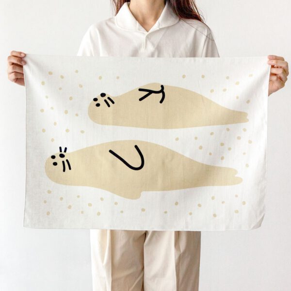 Fabric Poster - Seal Friends Sand